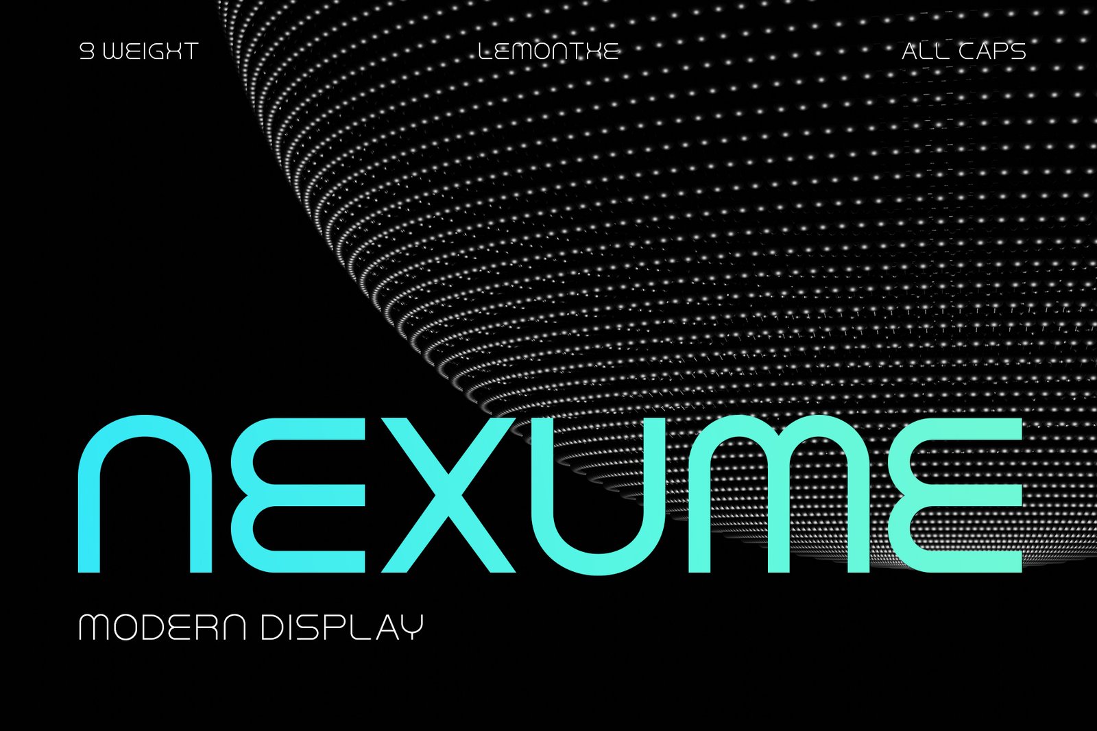 Nexume Display ````````Font