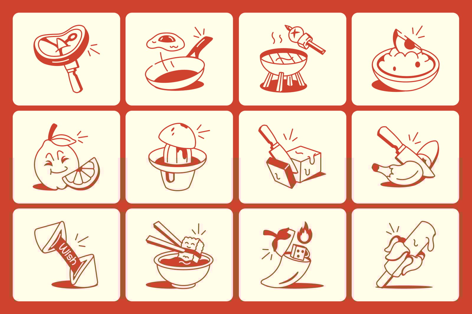 Food Doodles Icon