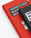 Two Hardcover Books Mockup