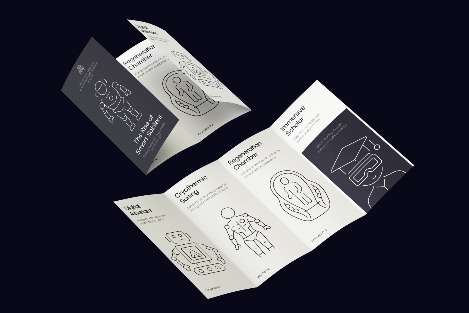 Futuristic Icon Art Set