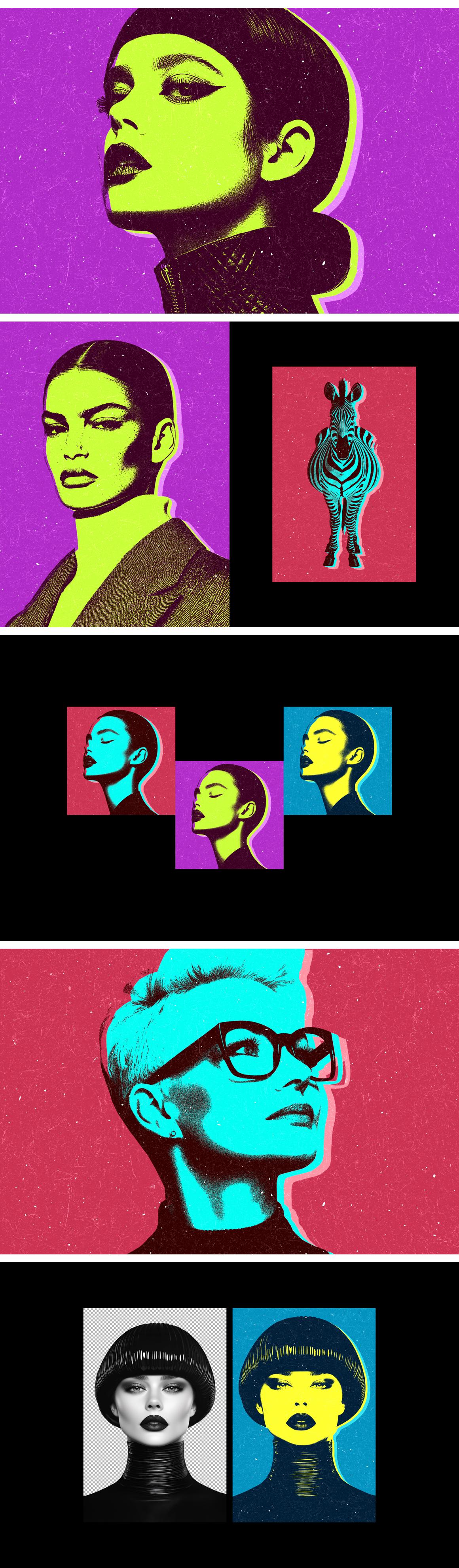 Pop Art Photo Effect