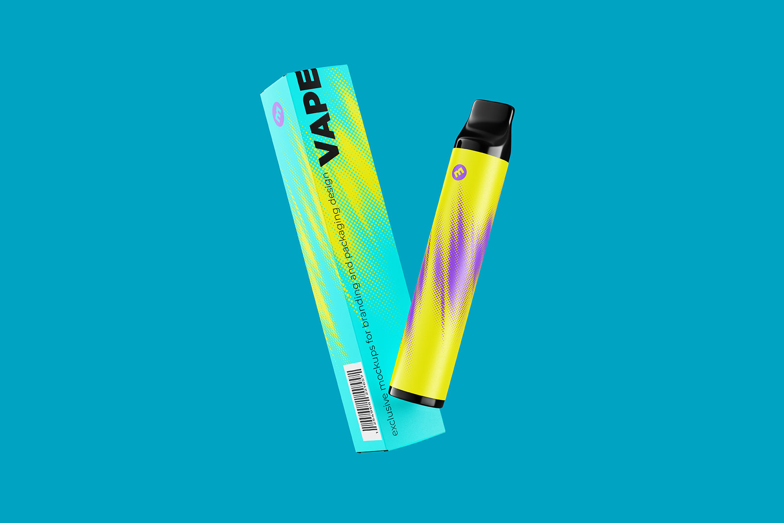 Vape E-liquid Device Mockup