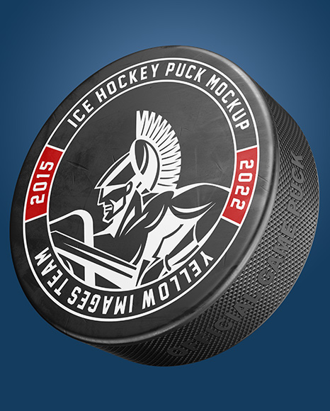 Hockey Puck Mockup
