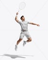 Man Wearing Tennis Uniform Mockup