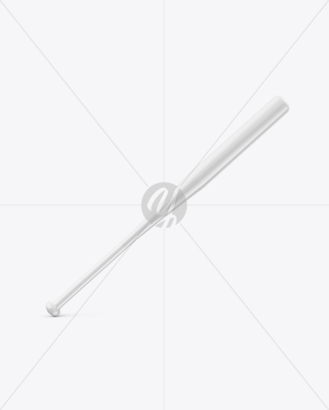 Glossy Baseball Bat Mockup