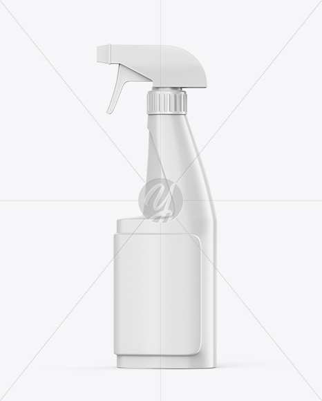 Matte Trigger Spray Bottle Mockup