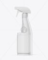 Matte Trigger Spray Bottle Mockup