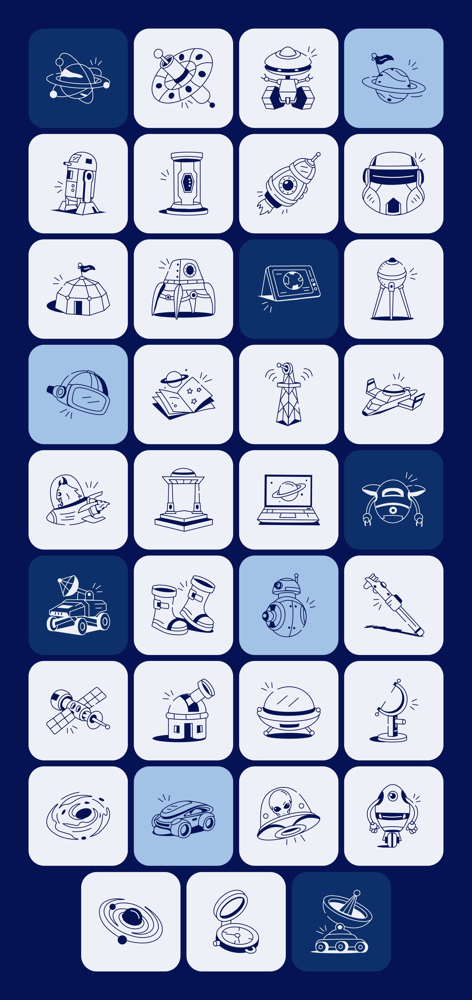 Space Drawing Art Set