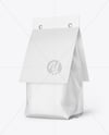 Matte Package with Paper Label Mockup