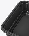 Glossy Plastic Food Container Mockup