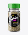 Glass Spice Jar with Rosemary Mockup