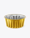 Aluminium Foil Cup with Clear Plastic Cup Mockup