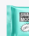 Matte Metallic Snack Package Mockup