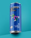 Aluminium Can With Glossy Finish Mockup