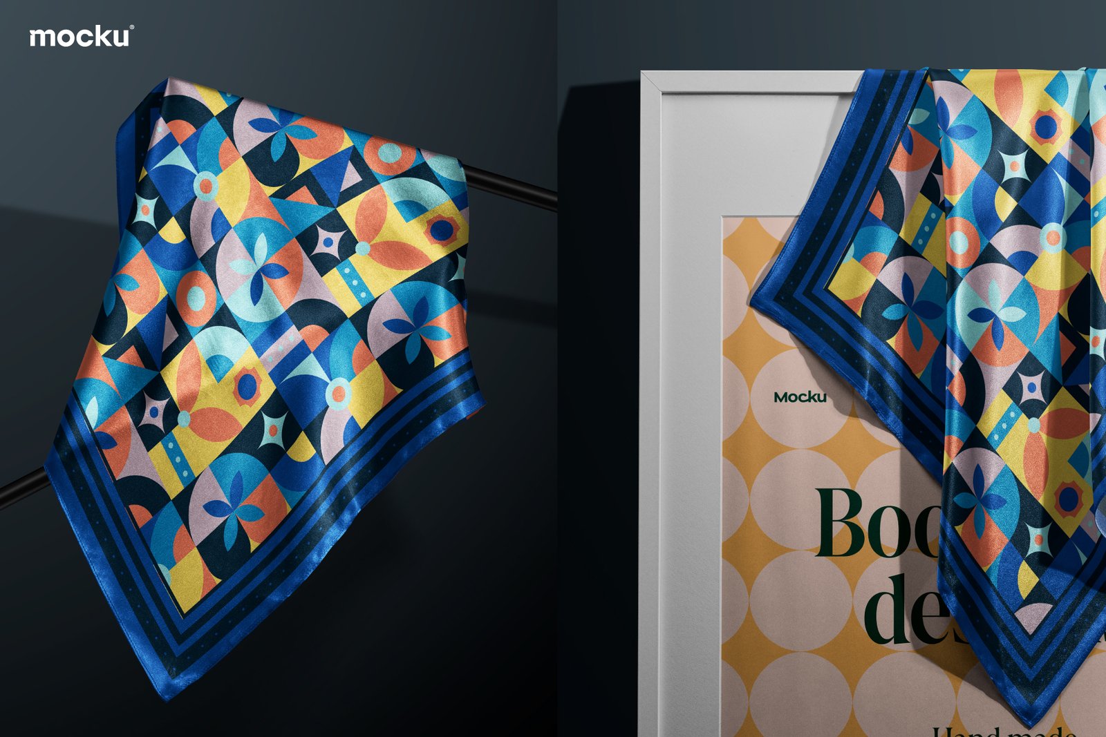 Silk Scarf Mockups - Studio Series 04
