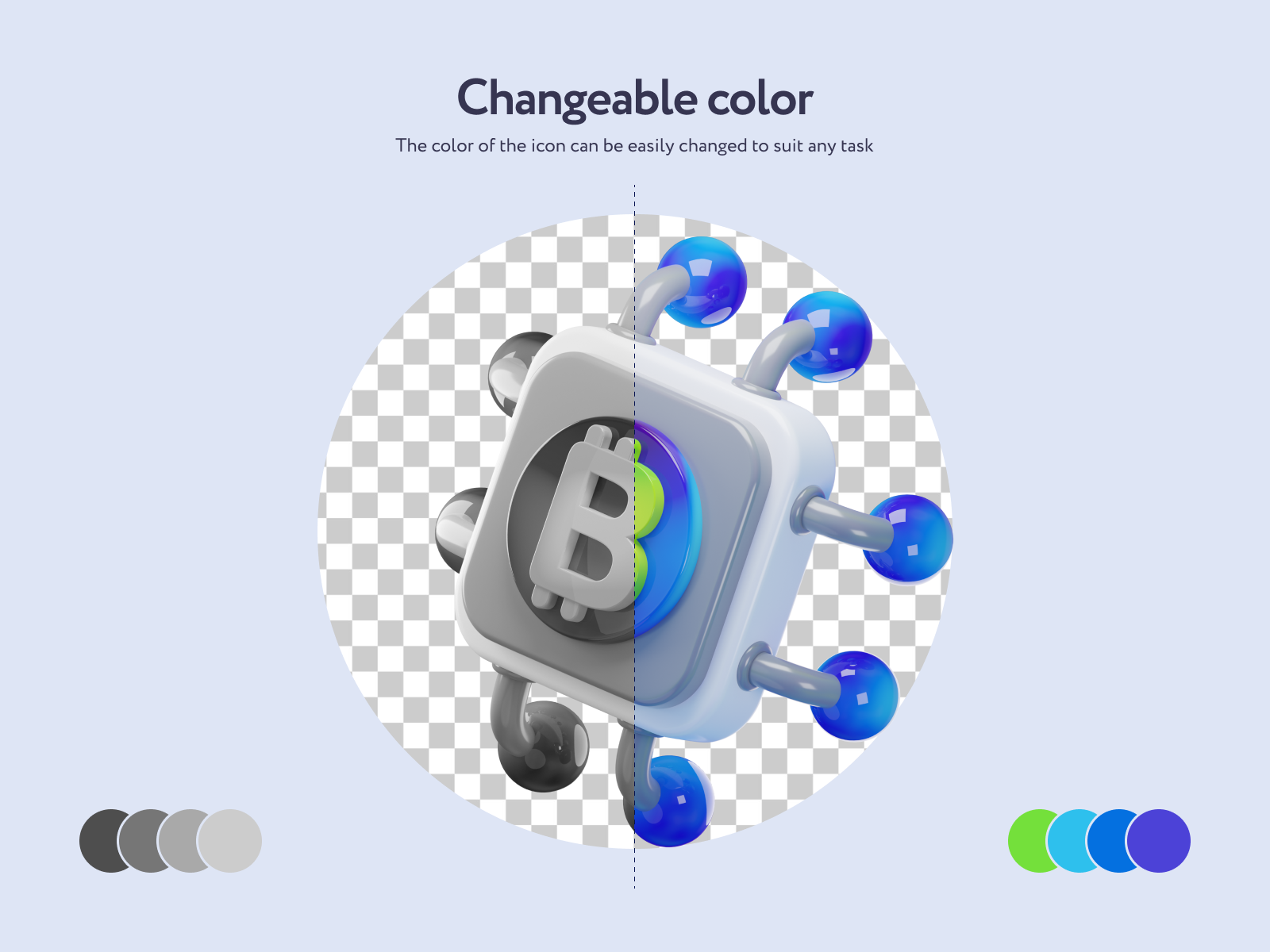 Cripsy Cryptocurrency 3D Icons