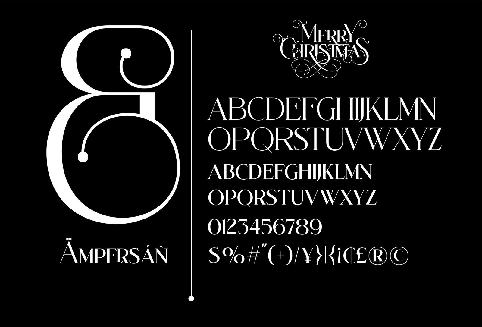 Marry Christmas Font