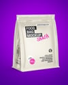 Glossy Food Bag Mockup - Half-Side View