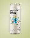 500ml Matte Aluminium Drink Can Mockup