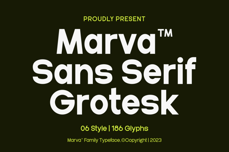 Marva Font - Corporate fonts