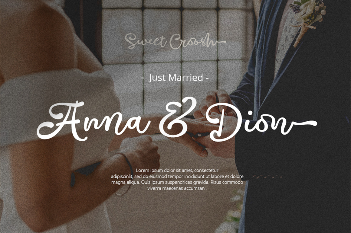Sweet Croosh Script Font