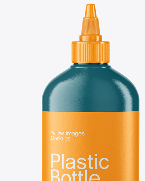 Glossy Cosmetic Bottle Mockup