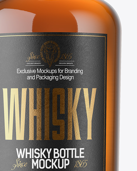 Whiskey Bottle Mockup