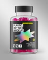 300сс PET Bottle with Gummies Mockup