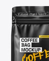 Matte Coffee Bag Mockup