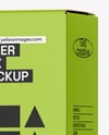 Frosted Foam Pump Bottle with Box Mockup
