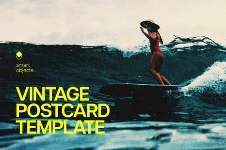 Vintage Postcard Photo Template - Add-Ons