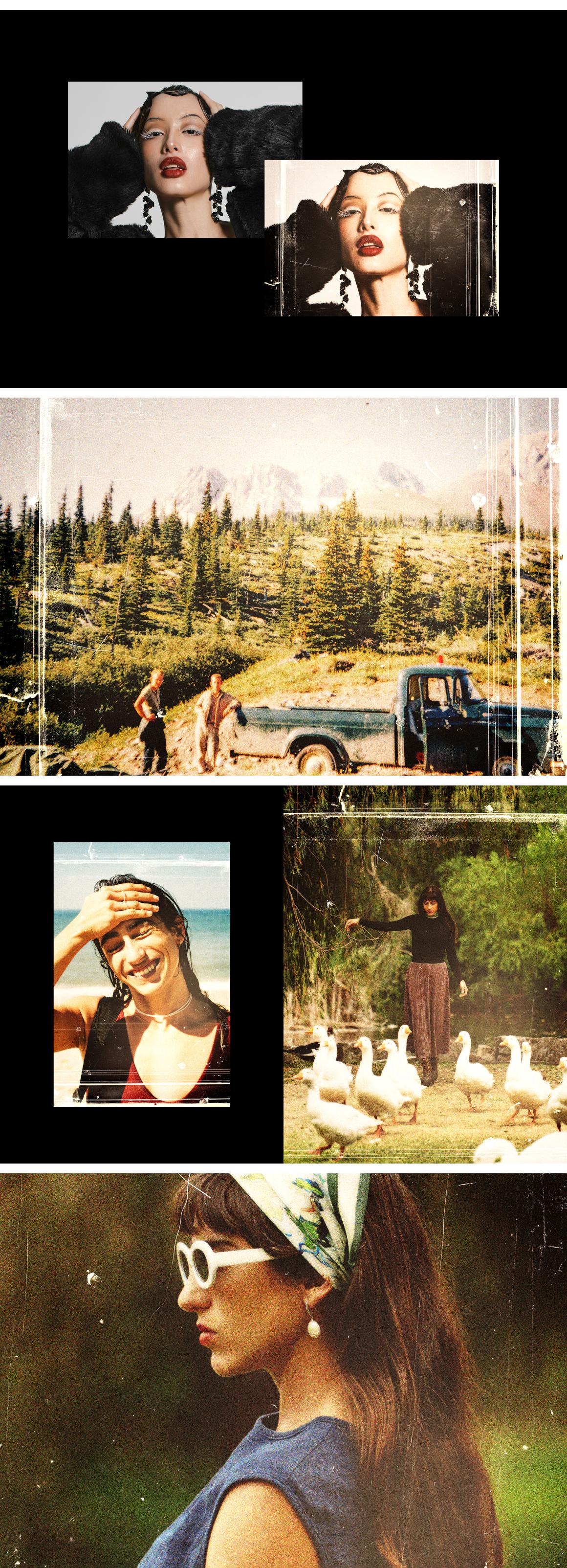 Retro Vibes Film Photo Effect