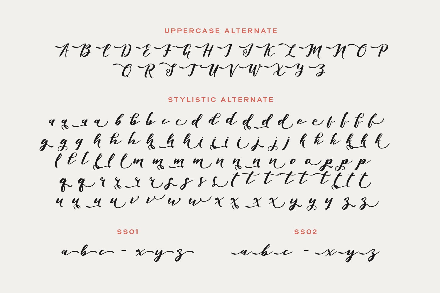 Grateful Story - a handwritten font
