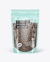 Stand-Up Pouch w/ Chia Seeds Mockup