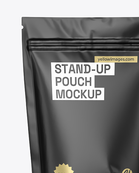 Matte Stand-up Pouch Mockup