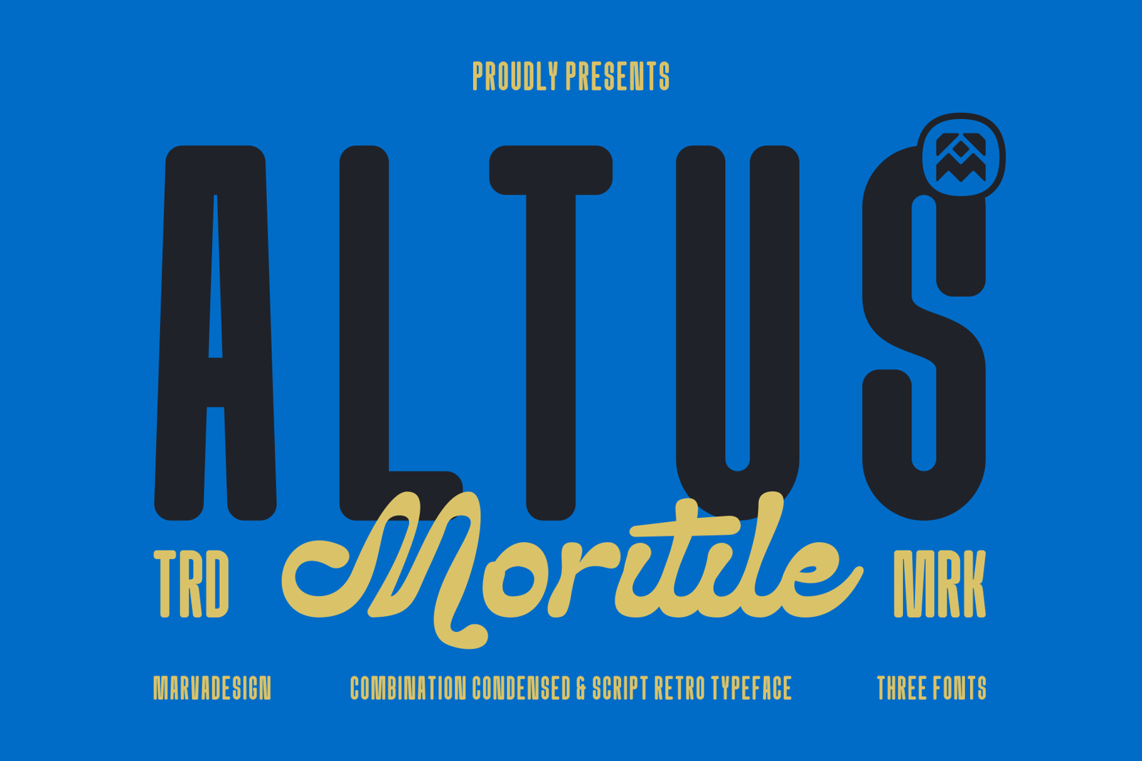 Altus Moritile - Combination Font