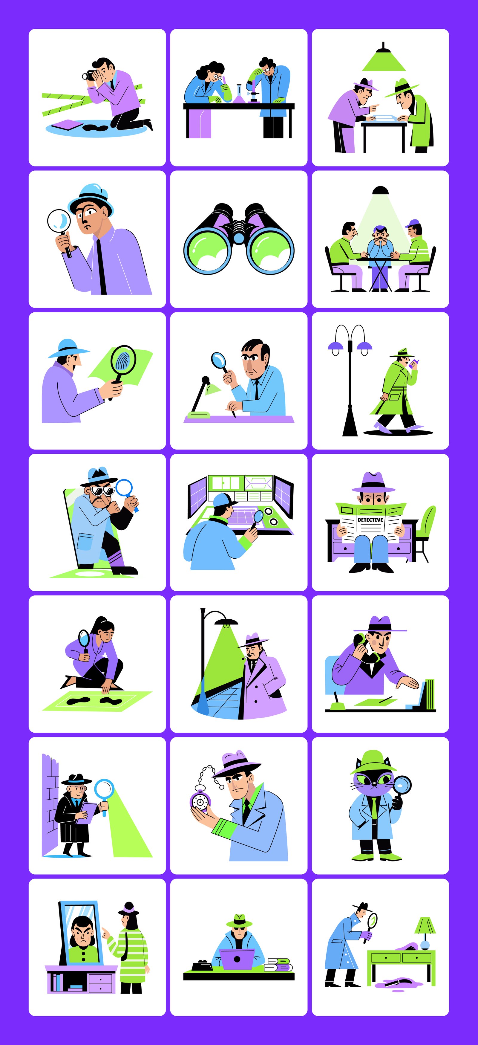 Detective Illustration