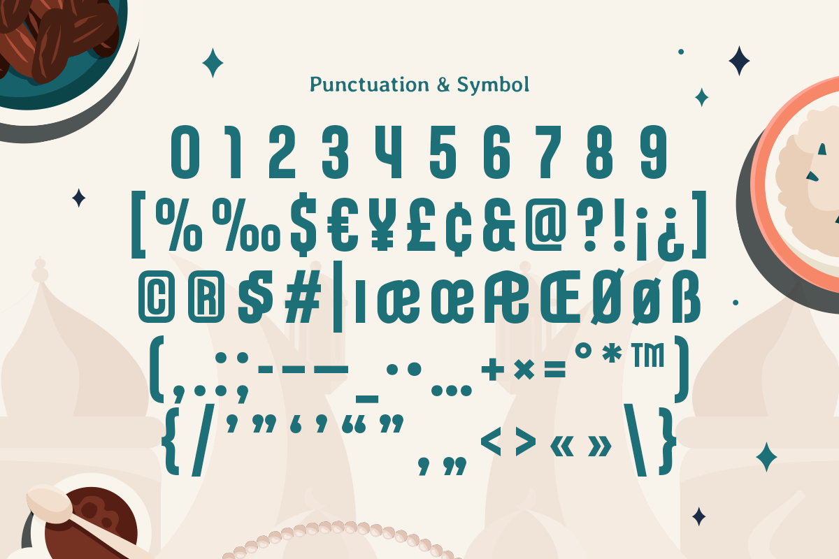 Hamdan - Ramadan Arabic Font
