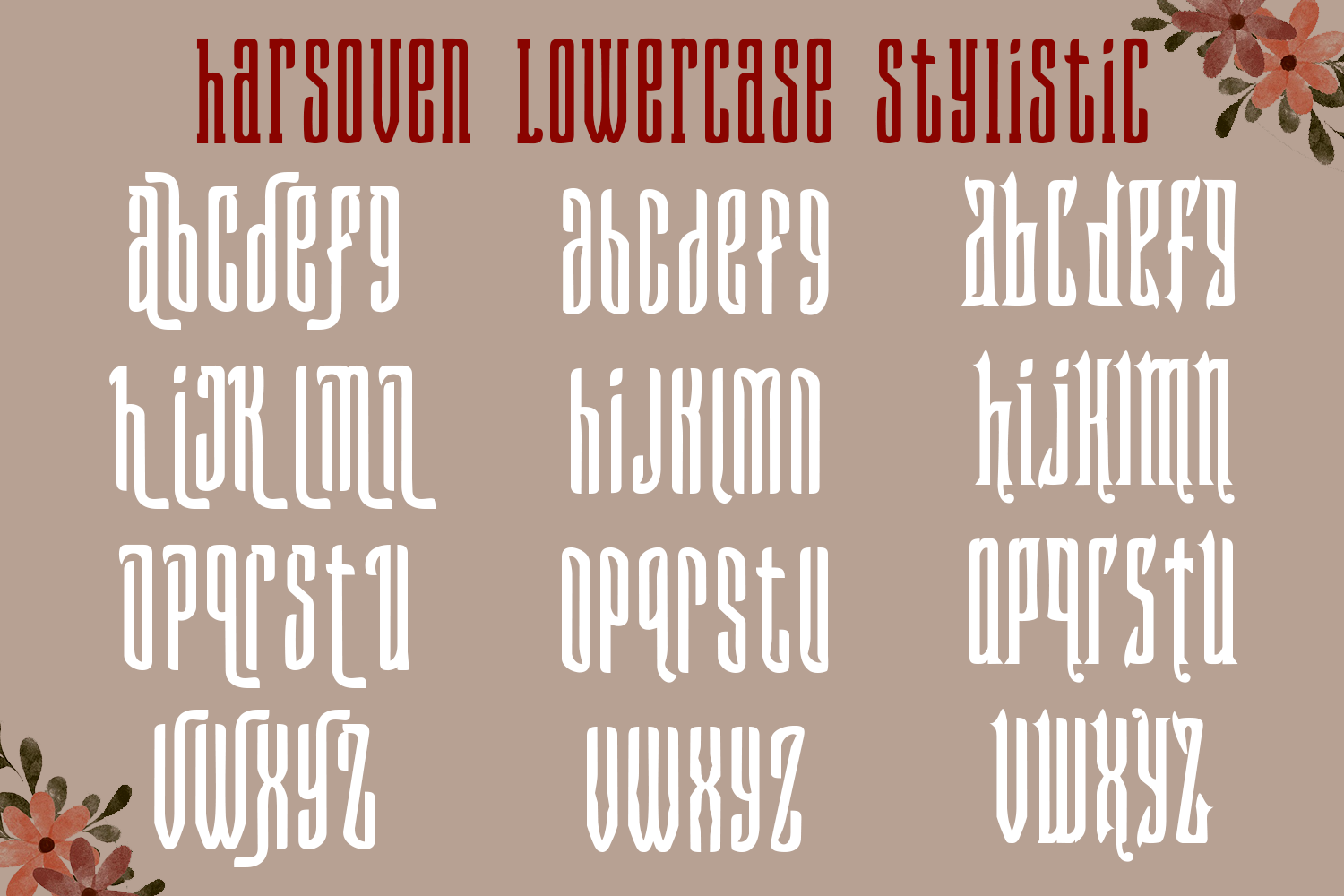 Harsoven Font
