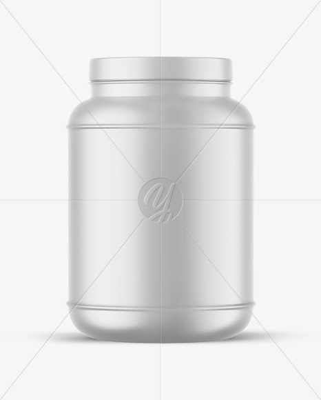 Matte Protein Jar Mockup