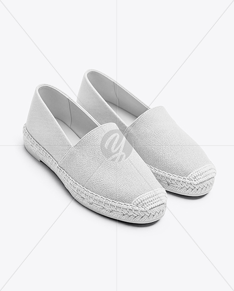 Pair of Women's Espadrilles Mockup