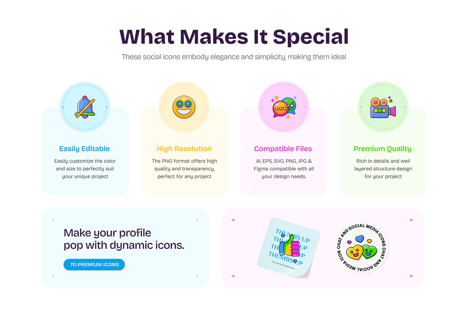 Chat and Social Media Icons
