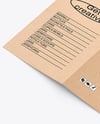 Kraft Brochure Mockup