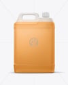 Clear Plastic Jerry Can Mockup