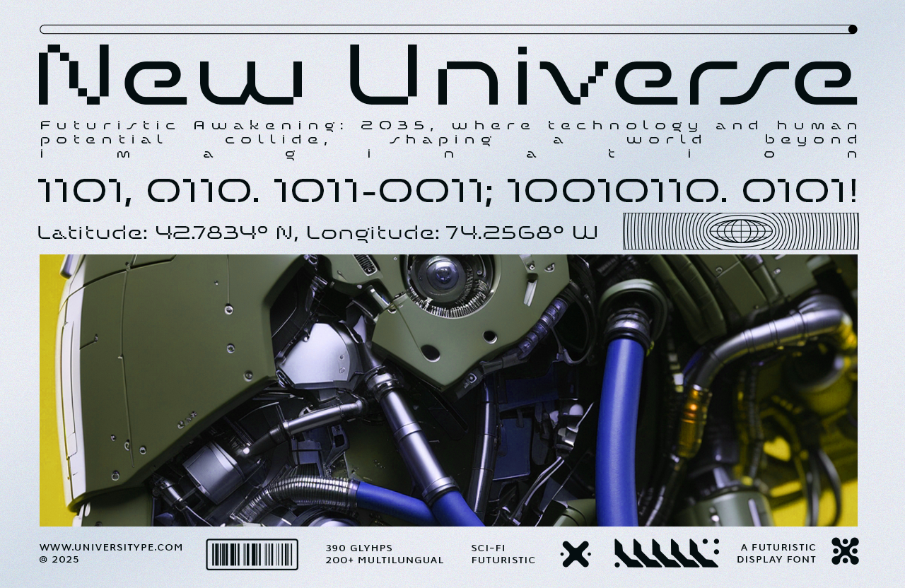 UT Defghio Nixav - A Futuristic Font
