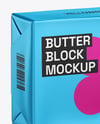 Two Metallic Butter Block Mockups