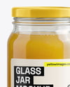 Glass Jar with Chicken Bone Broth Mockup