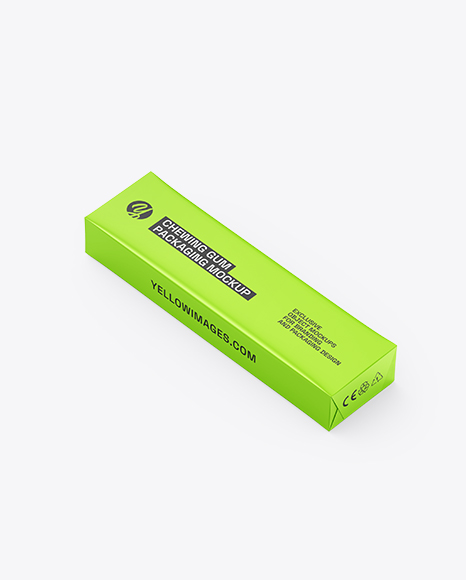 Chewing Gum Packaging Mockup