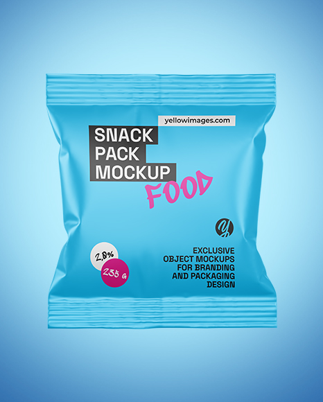 Matte Snack Pack Mockup