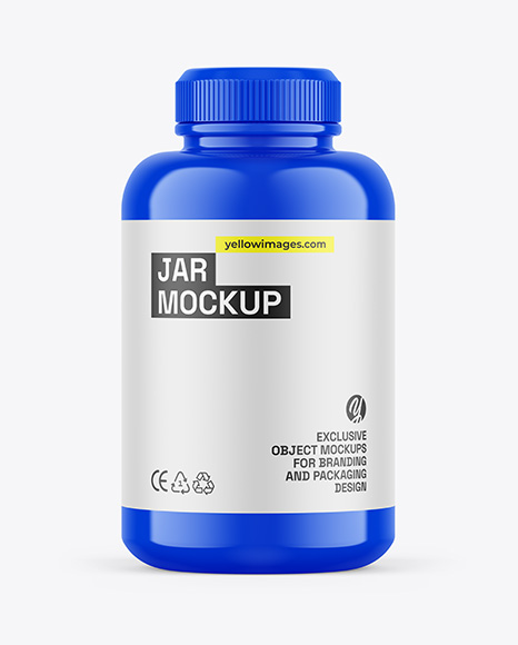 Glossy Jar Mockup